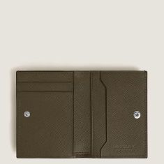 Montblanc Mini Wallet 4cc in Khaki Sartorial Leather