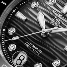 TAG Heuer AQUARACER Professional 300 Date Automatic Gradient Black Diamond Dial Stainless Steel Watch 36mm - WBP231R.BA0618
