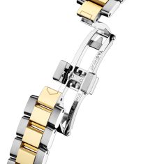 TAG Heuer AQUARACER Professional 100 Solargraph White Dial Two-Tone Watch 28mm - WBP1423.BB0006