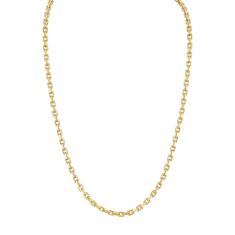 Bulova Icon Hexagon 5mm Gold-Tone Stainless Steel Cable Chain Necklace - 24 Inches 1
