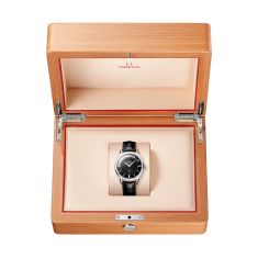 OMEGA Constellation Observatory Black Dial Black Leather Strap Watch 39.4mm - 14013392101001