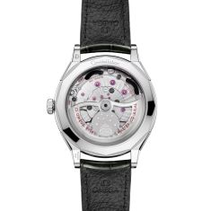 OMEGA Constellation Observatory Silver-Tone Dial Grey Leather Strap Watch 39.4mm - 14013392102001