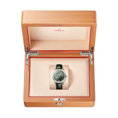 OMEGA Constellation Observatory Green Dial Green Leather Strap Watch 39.4mm - 14013392110001