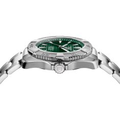 TAG Heuer AQUARACER Professional 200 Solargraph Quartz Green Dial Stainless Steel Watch 40mm - WBP1118.BA0047