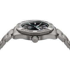 TAG Heuer AQUARACER Professional 200 Solargraph Quartz Black Dial Titanium Watch 40mm - WBP1184.BF0008