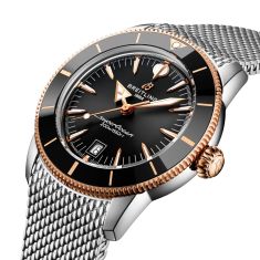Breitling Superocean Heritage B31 Automatic 42 Black Dial Stainless Steel Watch 42mm - UB3111241B1A1