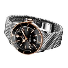 Breitling Superocean Heritage B31 Automatic 42 Black Dial Stainless Steel Watch 42mm - UB3111241B1A1
