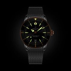 Breitling Superocean Heritage B31 Automatic 42 Black Dial Stainless Steel Watch 42mm - UB3111241B1A1