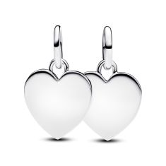 Pandora Engravable USA Hearts Splitable Dangle Charm