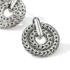 John Hardy Icon Link Sterling Silver Drop Earrings