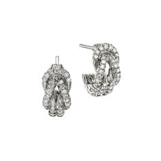 John Hardy Love Knot 3/8ctw Sterling Silver Stud Earrings John Hardy Love Knot 3/8ctw Sterling Silver Stud Earrings