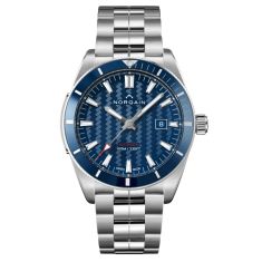 NORQAIN Adventure Sport Blue Dial Stainless Steel Automatic Watch