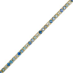 Le Vian® Montana Sapphire Ombré™ 14k Honey Gold™ Tennis Necklace