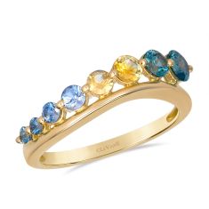 Le Vian® Montana Sapphire Ombré™ 14k Honey Gold™ Ring Le Vian® Montana Sapphire Ombré™ 14k Honey Gold™ Ring