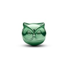 Pandora Green Owl Mini Charm