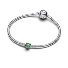 Pandora Green Owl Mini Charm