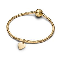 Pandora Engravable Heart Tag Gold-Plated Pendant