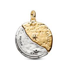 Pandora ME Sun & Moon Oversized Two-Tone Medallion Charm