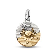 Pandora ME Cancer Zodiac Two-Tone Medallion Charm 1
