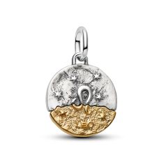 Pandora ME Leo Zodiac Two-Tone Medallion Charm