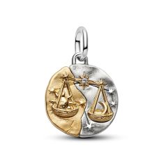 Pandora ME Libra Zodiac Two-Tone Medallion Charm 1