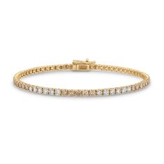 Desert Diamonds 4ctw 10k Yellow Gold Tennis Bracelet Desert Diamonds 4ctw 10k Yellow Gold Tennis Bracelet