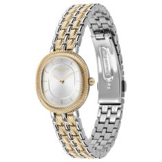 COACH Harlow Silver Dial Two-Tone Bracelet Watch 24x26mm - 14504701