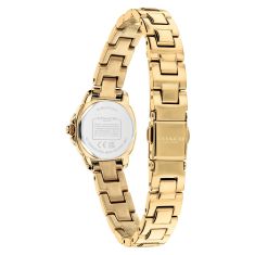 COACH Kitt Crystal Accent Dial Gold-Tone Stainless Steel Bracelet Watch 21mm - 14504728