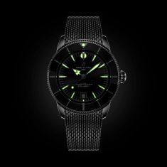 Breitling Superocean Heritage B31 Automatic 42 Black Dial Stainless Steel Watch 42mm - AB3111241B1A1