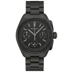 Bulova Archive Series Lunar Pilot Black Hole Limited Edition Chronograph Watch Set 41mm - 98A335 Bulova Archive Series Lunar Pilot Black Hole Limited Edition Chronograph Watch Set 41mm - 98A335