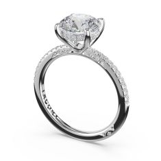 Simply TACORI 1/4ctw Diamond Round Solitaire Platinum Engagement Ring Setting Simply TACORI 1/4ctw Diamond Round Solitaire Platinum Engagement Ring Setting