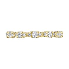 TACORI Petite Crescent RoyalT 1/3ctw Diamond Marquise Shape Design Detail 18k Yellow Gold Wedding Band TACORI Petite Crescent RoyalT 1/3ctw Diamond Marquise Shape Design Detail 18k Yellow Gold Wedding Band