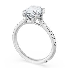 TACORI Founder's Collection 1/4ctw Oval Solitaire Platinum Engagement Ring Setting TACORI Founder's Collection 1/4ctw Oval Solitaire Platinum Engagement Ring Setting