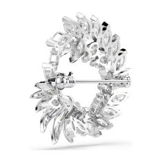 Swarovski Mesmera Marquise-Cut Zirconia Brooch, Rhodium-Plated
