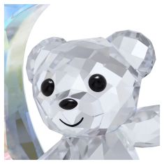 Swarovski Crystal Kris Bear Moon Ornament