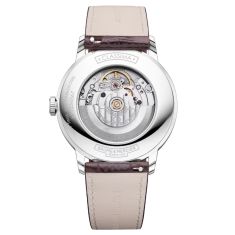 Baume & Mercier Classima 10853 Automatic Silver Dial Brown Leather Strap Watch 40mm - M0A10853