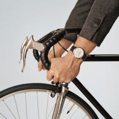 Baume & Mercier Classima 10853 Automatic Silver Dial Brown Leather Strap Watch 40mm - M0A10853