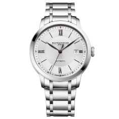 Baume & Mercier Classima 10854 Automatic Silver Dial Stainless Steel Watch 40mm - M0A10854 Baume & Mercier Classima 10854 Automatic Silver Dial Stainless Steel Watch 40mm - M0A10854