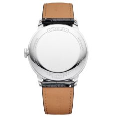 Baume & Mercier Classima 10874 Automatic White Dial Black Leather Strap Watch 40mm - M0A10874