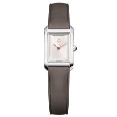 Baume & Mercier Hampton 10859 Quartz Warm Silver Dial Leather Strap Watch 28x17.7mm - M0A10859 Baume & Mercier Hampton 10859 Quartz Warm Silver Dial Leather Strap Watch 28x17.7mm - M0A10859
