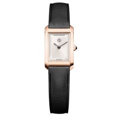 Baume & Mercier Hampton 10472 Quartz Silver Dial Brown Leather