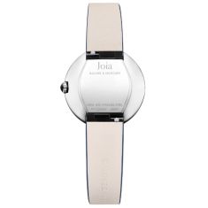 Joia de Baume & Mercier 10849 Quartz Silver Dial Blue Leather Strap Watch 28mm - M0A10847