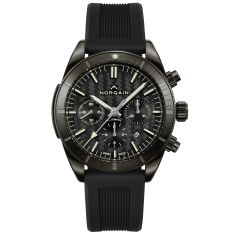 COACH Charter Chronograph Black Ion-Plated Bracelet Watch 39mm