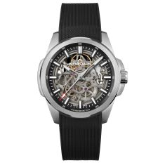 Norqain Independence Skeleton Black Dial Black Rubber Strap Watch 42mm - N3000.07S01.B01.R01 Norqain Independence Skeleton Black Dial Black Rubber Strap Watch 42mm - N3000.07S01.B01.R01