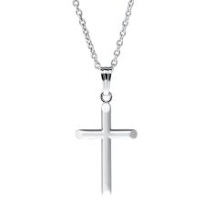 Child's Sterling Silver Cross Pendant Necklace 1
