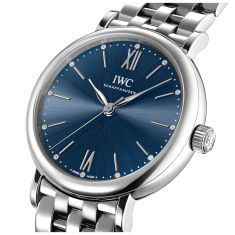 IWC Portofino Automatic Blue Dial Stainless Steel Watch 34mm - IW357413