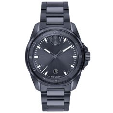 Movado BOLD Verso S Blue Ion-Plated Stainless Steel Watch 42mm - 3601479 Movado BOLD Verso S Blue Ion-Plated Stainless Steel Watch 42mm - 3601479