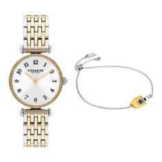 COACH Cary Crystal Accent Two-Tone Stainless Steel Watch and Bracelet Gift Set 26mm - 14000140