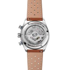 TAG Heuer CARRERA Chronograph Sport Automatic Blue Dial Brown Leather Strap Watch 42mm - CDB2111.FC8378