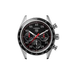 TAG Heuer CARRERA Chronograph Sport Automatic Black Dial Stainless Steel Watch 42mm - CDB2110.BA0054